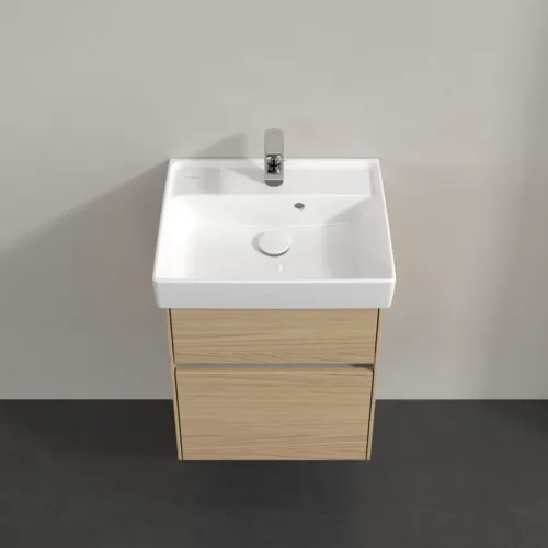 VILLEROY BOCH Umyvadlová skříňka Collaro, s osvětlením, 2 výsuvy, 460 x 546 x 374 mm, severský dub #C006B0VJ, obrázek 4