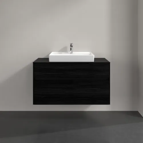 VILLEROY BOCH Toaletní skříňka Collaro, 2 výsuvy, 1000 x 548 x 500 mm, černý dub / černý dub #C01900AB, obrázek 3