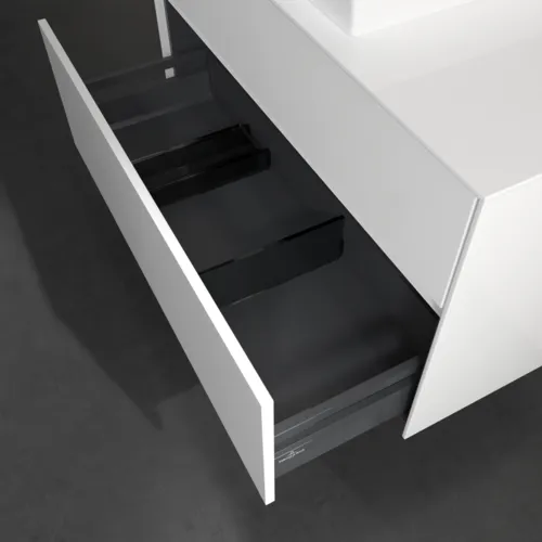 VILLEROY BOCH Collaro toaletní skříňka, s osvětlením, 2 výsuvy, 1000 x 548 x 500 mm, lesklá bílá / lesklá bílá #C017B0DH, obrázek 7