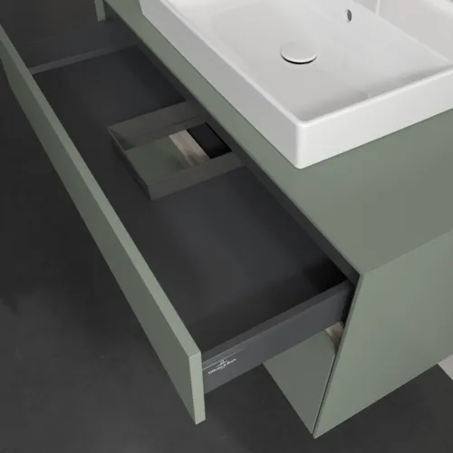 VILLEROY BOCH Toaletní skříňka Collaro, 2 výsuvy, 1000 x 548 x 500 mm, Soft Green / Soft Green #C01900AF, obrázek 7
