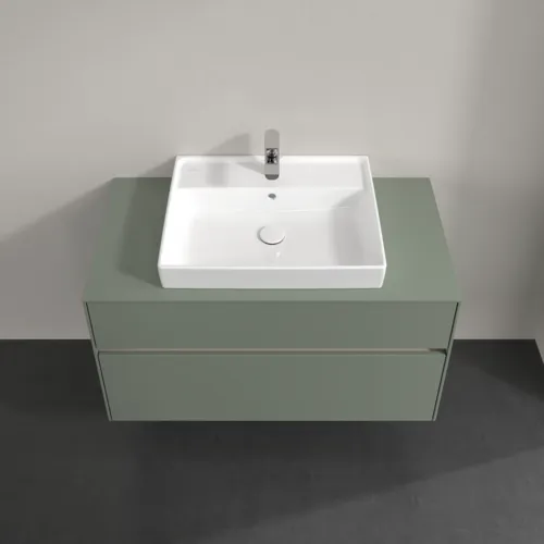VILLEROY BOCH Toaletní skříňka Collaro, 2 výsuvy, 1000 x 548 x 500 mm, Soft Green / Soft Green #C01900AF, obrázek 4