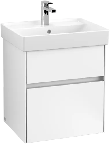 VILLEROY BOCH Toaletní skříňka Collaro, 2 výsuvy, 510 x 546 x 414 mm, bílá matná #C00700MS