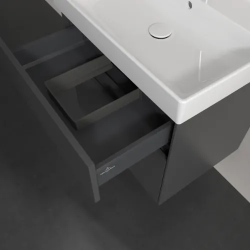 VILLEROY BOCH Toaletní skříňka Collaro, 2 výsuvy, 604 x 546 x 444 mm, grafitová barva #C00900VR, obrázek 7
