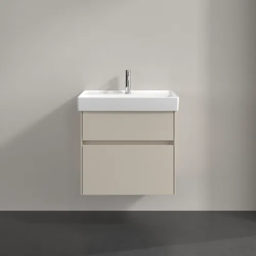 VILLEROY BOCH Toaletní skříňka Collaro, 2 výsuvy, 604 x 546 x 444 mm, kašmírově šedá #C00900VN, obrázek 3