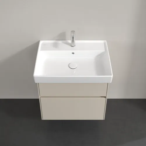 VILLEROY BOCH Toaletní skříňka Collaro, 2 výsuvy, 604 x 546 x 444 mm, kašmírově šedá #C00900VN, obrázek 4