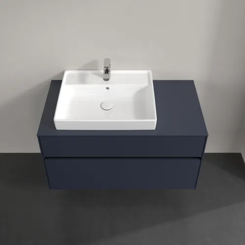 VILLEROY BOCH Toaletní skříňka Collaro, 2 výsuvy, 1000 x 548 x 500 mm, Marine Blue / Marine Blue #C01700VQ, obrázek 4