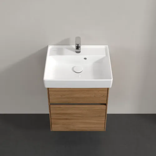 VILLEROY BOCH Umyvadlová skříňka Collaro, s osvětlením, 2 výsuvy, 460 x 546 x 374 mm, dub Kansas #C006B0RH, obrázek 4