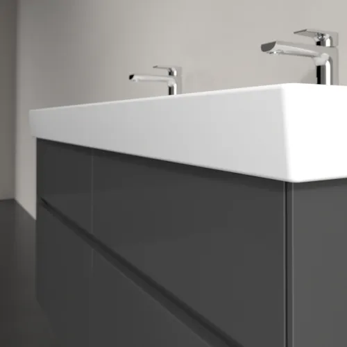 VILLEROY BOCH Toaletní skříňka Collaro, 4 výsuvy, 1154 x 546 x 444 mm, lesklá šedá #C01200FP, obrázek 5