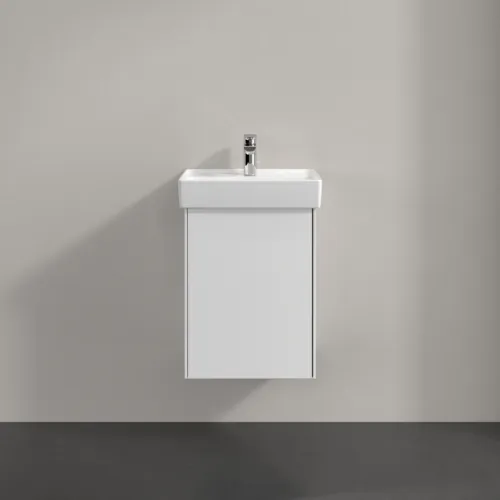 VILLEROY BOCH Toaletní skříňka Collaro, 1 dvířka, 410 x 546 x 344 mm, lesklá bílá #C00501DH, obrázek 3