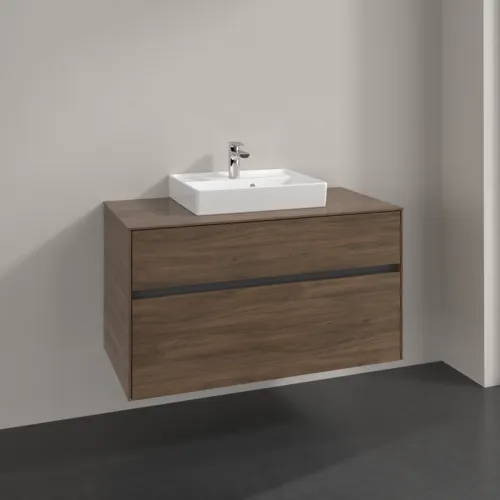 VILLEROY BOCH Toaletní skříňka Collaro, 2 výsuvy, 1000 x 548 x 500 mm, Arizona Oak / Arizona Oak #C01600VH, obrázek 2