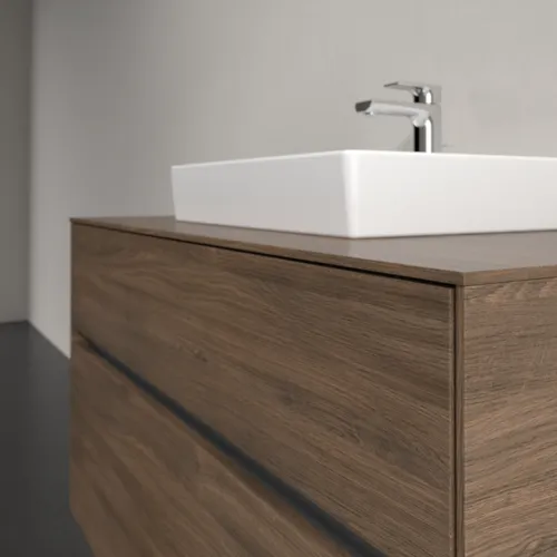VILLEROY BOCH Toaletní skříňka Collaro, 2 výsuvy, 1000 x 548 x 500 mm, Arizona Oak / Arizona Oak #C01600VH, obrázek 5