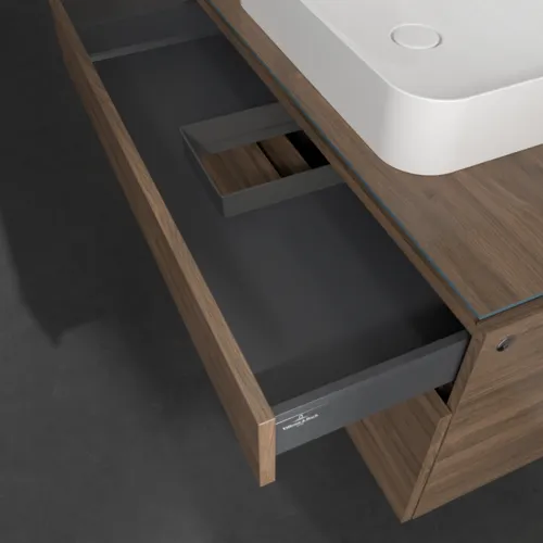 VILLEROY BOCH Legato toaletní skříňka, s osvětlením, 2 výsuvy, 1000 x 550 x 500 mm, Arizona Oak / Arizona Oak #B756L0VH, obrázek 6
