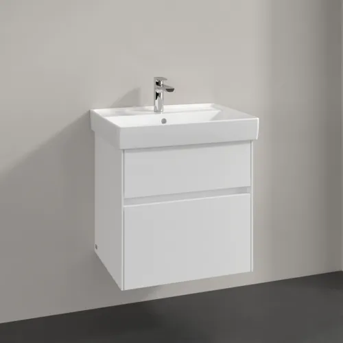 VILLEROY BOCH Toaletní skříňka Collaro, 2 výsuvy, 554 x 546 x 444 mm, bílá matná #C00800MS, obrázek 2