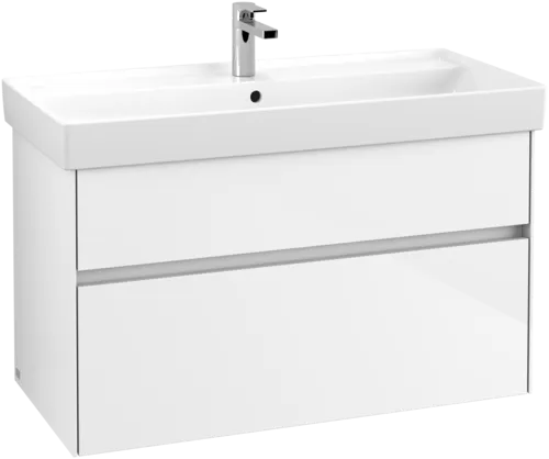 VILLEROY BOCH Toaletní skříňka Collaro, 2 výsuvy, 954 x 546 x 444 mm, lesklá bílá #C01100DH