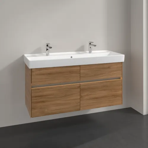VILLEROY BOCH Toaletní skříňka Collaro, s osvětlením, 4 výsuvy, 1154 x 546 x 444 mm, dub Kansas #C012B0RH, obrázek 2