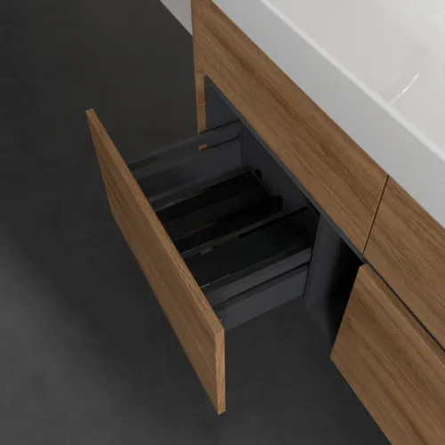 VILLEROY BOCH Toaletní skříňka Collaro, s osvětlením, 4 výsuvy, 1154 x 546 x 444 mm, dub Kansas #C012B0RH, obrázek 7