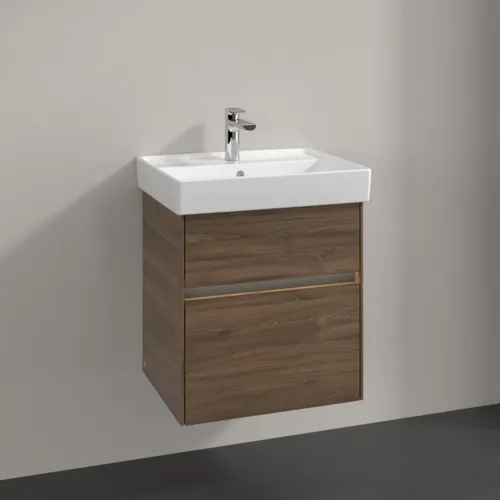 VILLEROY BOCH Toaletní skříňka Collaro, s osvětlením, 2 výsuvy, 510 x 546 x 414 mm, dub Arizona #C007B0VH, obrázek 2
