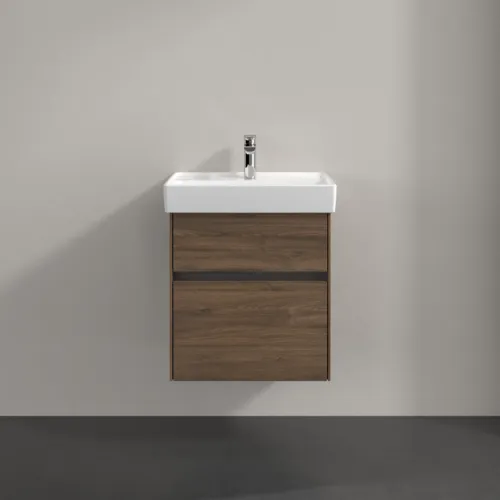 VILLEROY BOCH Toaletní skříňka Collaro, s osvětlením, 2 výsuvy, 510 x 546 x 414 mm, dub Arizona #C007B0VH, obrázek 3