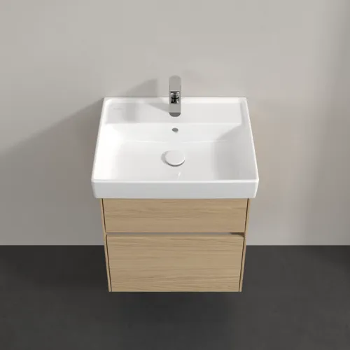 VILLEROY BOCH Toaletní skříňka Collaro, s osvětlením, 2 výsuvy, 510 x 546 x 414 mm, severský dub #C007B0VJ, obrázek 4