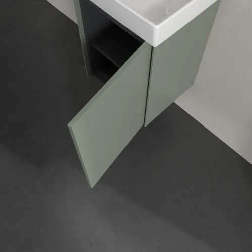 VILLEROY BOCH Toaletní skříňka Collaro, 1 dvířka, 410 x 546 x 344 mm, jemně zelená #C00501AF, obrázek 6