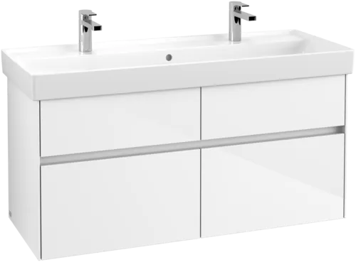 VILLEROY BOCH Toaletní skříňka Collaro, s osvětlením, 4 výsuvy, 1154 x 546 x 444 mm, lesklá bílá #C012B0DH