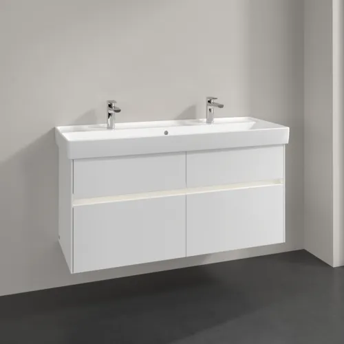 VILLEROY BOCH Toaletní skříňka Collaro, s osvětlením, 4 výsuvy, 1154 x 546 x 444 mm, lesklá bílá #C012B0DH, obrázek 2