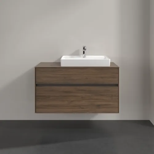 VILLEROY BOCH Toaletní skříňka Collaro, 2 výsuvy, 1000 x 548 x 500 mm, Arizona Oak / Arizona Oak #C01800VH, obrázek 3