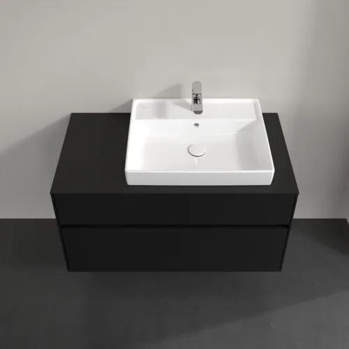 VILLEROY BOCH Collaro toaletní skříňka, 2 výsuvy, 1000 x 548 x 500 mm, Volcano Black / Volcano Black #C01800VL, obrázek 4