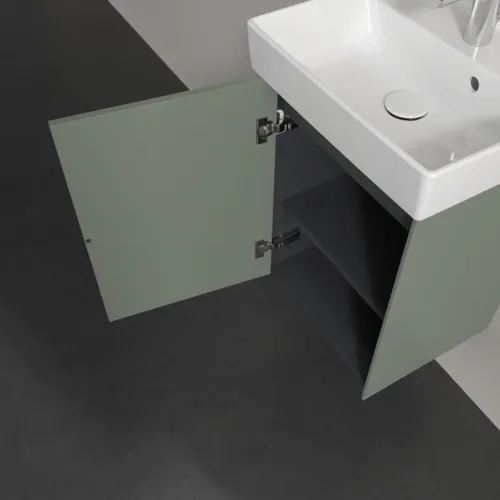 VILLEROY BOCH Toaletní skříňka Collaro, 1 dvířka, 410 x 546 x 344 mm, jemně zelená #C00500AF, obrázek 7
