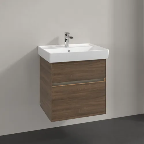 VILLEROY BOCH Toaletní skříňka Collaro, s osvětlením, 2 výsuvy, 554 x 546 x 444 mm, dub Arizona #C008B0VH, obrázek 2