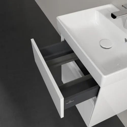 VILLEROY BOCH Toaletní skříňka Collaro, 2 výsuvy, 460 x 546 x 374 mm, lesklá bílá #C00600DH, obrázek 7