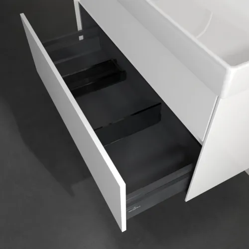 VILLEROY BOCH Toaletní skříňka Collaro, s osvětlením, 2 výsuvy, 954 x 546 x 444 mm, lesklá bílá #C011B0DH, obrázek 7