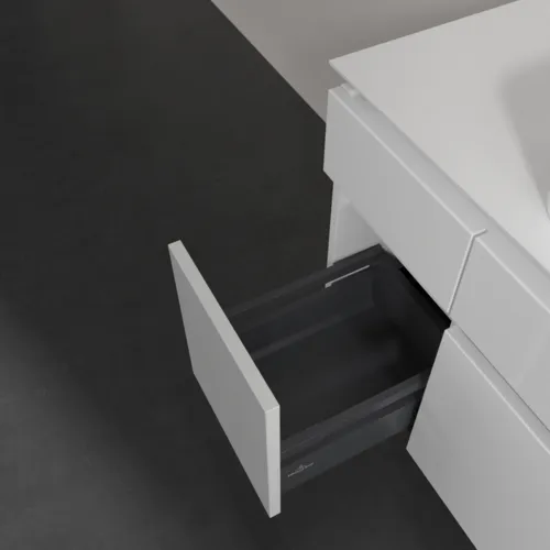 VILLEROY BOCH Legato toaletní skříňka, s osvětlením, 5 výsuvů, 1200 x 550 x 500 mm, lesklá bílá / lesklá bílá #B758L0DH, obrázek 5