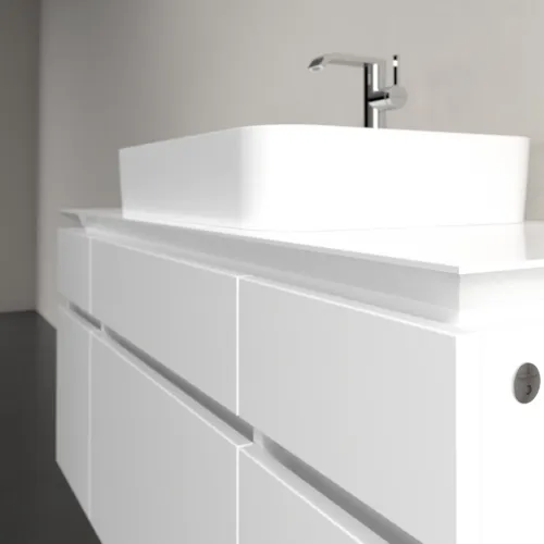 VILLEROY BOCH Legato toaletní skříňka, s osvětlením, 5 výsuvů, 1200 x 550 x 500 mm, lesklá bílá / lesklá bílá #B758L0DH, obrázek 4