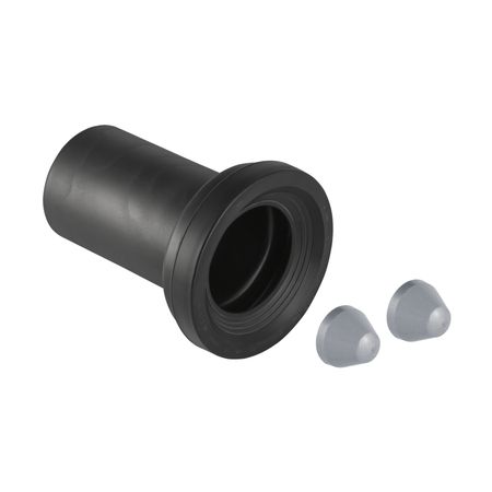 GEBERIT Připojovací manžeta z PE, délka 13,5 cm, d 90, se 2 pochromovanými matnými krytkami 152.425.46.1