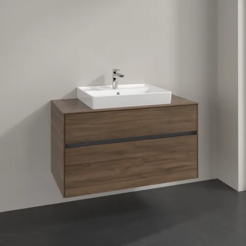VILLEROY BOCH Toaletní skříňka Collaro, 2 výsuvy, 1000 x 548 x 500 mm, Arizona Oak / Arizona Oak #C01900VH, obrázek 2