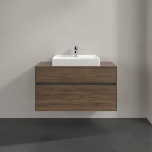 VILLEROY BOCH Toaletní skříňka Collaro, 2 výsuvy, 1000 x 548 x 500 mm, Arizona Oak / Arizona Oak #C01900VH, obrázek 3