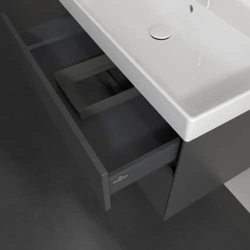VILLEROY BOCH Toaletní skříňka Collaro, 2 výsuvy, 754 x 546 x 444 mm, grafitová barva #C01000VR, obrázek 7