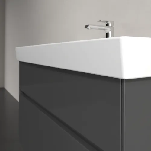VILLEROY BOCH Toaletní skříňka Collaro, s osvětlením, 2 výsuvy, 954 x 546 x 444 mm, lesklá šedá #C011B0FP, obrázek 6