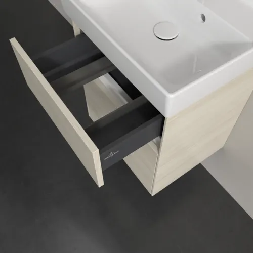VILLEROY BOCH Toaletní skříňka Collaro, 2 výsuvy, 460 x 546 x 374 mm, dub bílý #C00600AA, obrázek 7