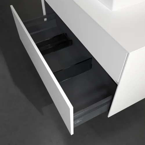 VILLEROY BOCH Collaro toaletní skříňka, 2 výsuvy, 1000 x 548 x 500 mm, bílá matná / bílá matná #C01600MS, obrázek 6