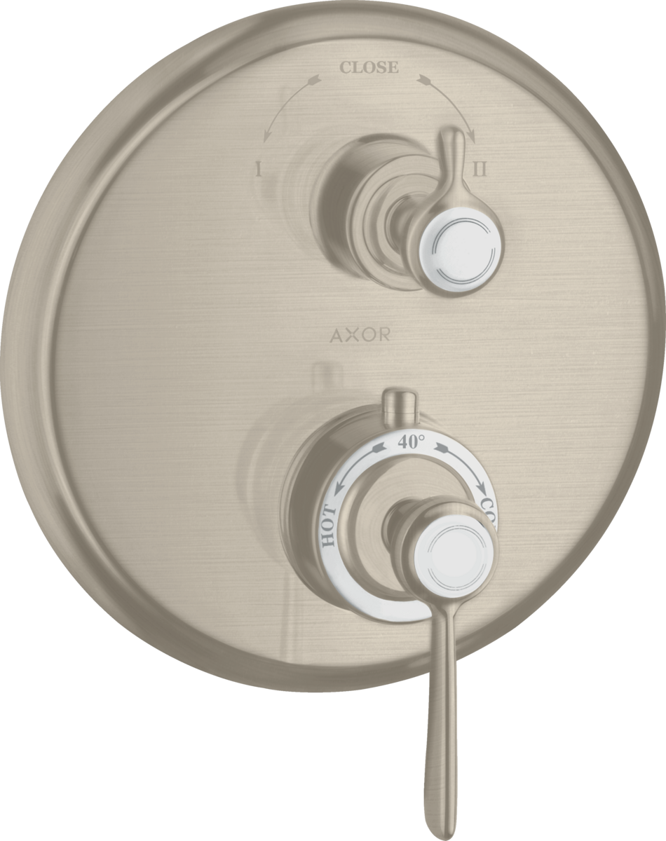 HANSGROHE AXOR Montreux Termostat s podomítkovou instalací, s páčkovou rukojetí, s uzavíracím a přepínacím ventilem 16821820