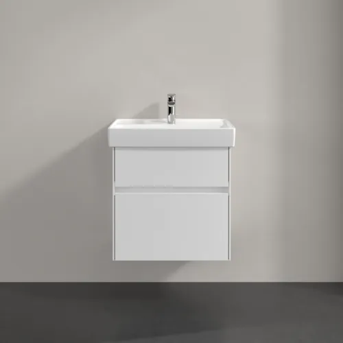 VILLEROY BOCH Toaletní skříňka Collaro, 2 výsuvy, 554 x 546 x 444 mm, lesklá bílá #C00800DH, obrázek 3