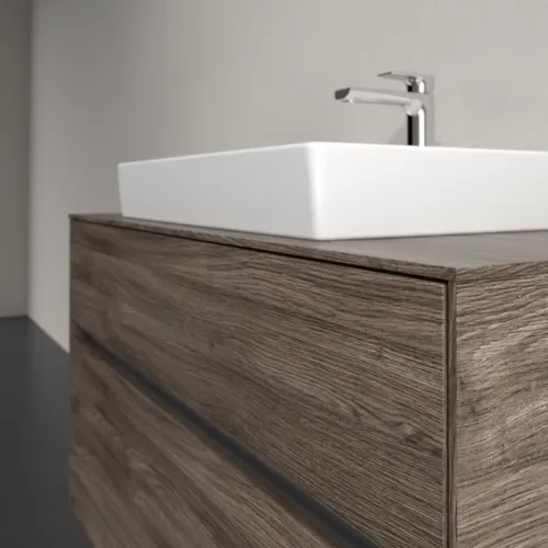 VILLEROY BOCH Toaletní skříňka Collaro, 2 výsuvy, 1000 x 548 x 500 mm, dub kamenný #C01900RK, obrázek 5
