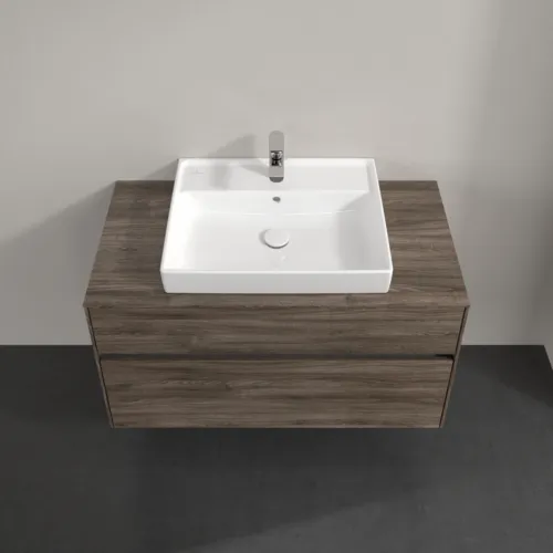 VILLEROY BOCH Toaletní skříňka Collaro, 2 výsuvy, 1000 x 548 x 500 mm, dub kamenný #C01900RK, obrázek 4