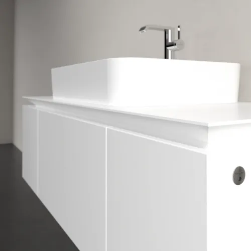 VILLEROY BOCH Legato toaletní skříňka, s osvětlením, 3 výsuvy, 1200 x 380 x 500 mm, bílá matná / bílá matná #B757L0MS, obrázek 4
