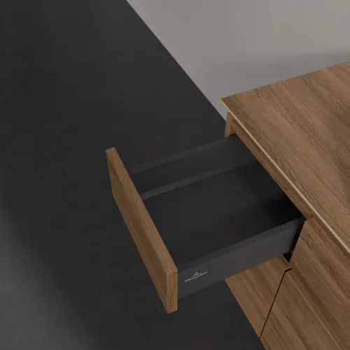 VILLEROY BOCH Legato toaletní skříňka, s osvětlením, 5 výsuvů, 1200 x 550 x 500 mm, dub Kansas / dub Kansas #B758L0RH, obrázek 6