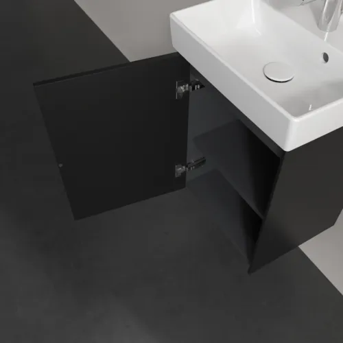 VILLEROY BOCH Toaletní skříňka Collaro, 1 dvířka, 410 x 546 x 344 mm, Volcano Black #C00500VL, obrázek 7