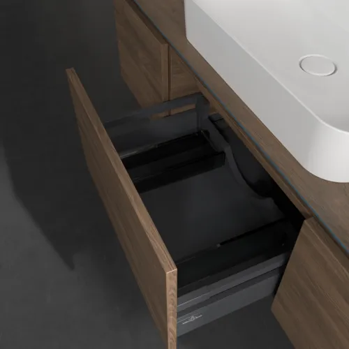 VILLEROY BOCH Legato toaletní skříňka, s osvětlením, 3 výsuvy, 1400 x 380 x 500 mm, Arizona Oak / Arizona Oak #B759L0VH, obrázek 5