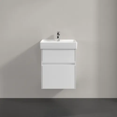 VILLEROY BOCH Toaletní skříňka Collaro, s osvětlením, 2 výsuvy, 460 x 546 x 374 mm, lesklá bílá #C006B0DH, obrázek 3